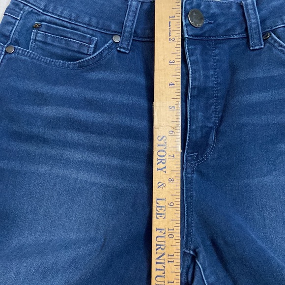 Seven7 Womens Booty Shaper Dark Denim Stretch Skinny Jeans - EUC Size 12 - Picture 8 of 15